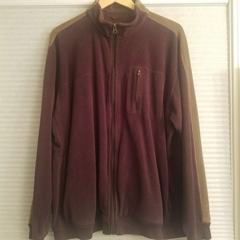 Toad & Co. mens zip up fleece jacket -soft! - Picture 2 of 5